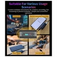 thumbnail image 3 of Tarjeta de Sonido Portátil con Interfaz de Conversión USB, Conectar y Usar, Ideal para Guitarra, Bajo, Ukelele, Mini Mezclador de Audio., 3 of 5
