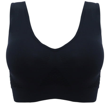 

Elbourn 1 Pack Strapless Bras For Women Racerback Sports Bras for Women High Impact Workout Yoga Gym Fitness Bra Comfy Padded Gym Yoga Tops With Removable Cups