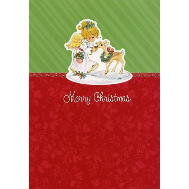 Image Arts Precious Moments Christmas Card Walmart Com