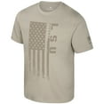 thumbnail image 3 of Men's Colosseum  Oatmeal LSU Tigers Operation Hat Trick Dune Flag T-Shirt, 3 of 4