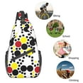 thumbnail image 6 of ZICANCN Crossbody Sling Bags for Women Men,Geometric Circle Point Casual Shoulder Backpacks for Hiking Daypacks, 6 of 9
