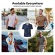 thumbnail image 5 of Balery Shining Christmas Tree Camisa Polo de Hombre con Estampado, de Manga Corta y Tejido Medio, Camisa Tipo Golf Polo-Small, 5 of 6