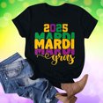 thumbnail image 5 of Aloohaidyvio Mardi Gras Shirts,Women Carnival Parade Street T-Shirt Short Sleeve Mask Graphic Funny Tee Tops,2025 Mardi Gras Clothing Clearance, 5 of 5