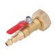 thumbnail image 4 of Adaptador De Soplado De Latón Para Invierno, Conector Rápido Macho De 1/4 Pulgadas, Rosca GHT Macho De 3/4 Pulgadas, Para Sistemas De Aspersores De Mangueras De Jardín De Yates, 4 of 7