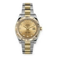 thumbnail image 1 of Pre-Owned Rolex Datejust 41mm Yellow Gold and Stainless Steel Bracelet Champagne Diamond Dial 116333, 1 of 3