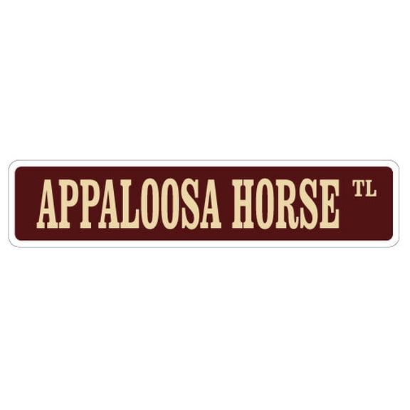 APPALOOSA HORSE Street Sign novelty animals farm horse pony | Indoor/Outdoor |  36" Wide