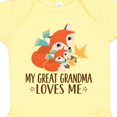 thumbnail image 4 of Inktastic My Great Grandma Loves Me Fox Boys or Girls Baby Bodysuit, 4 of 5