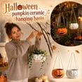 thumbnail image 4 of Halloween Decorations Pumpkin Planter Outdoor Yard Decor Halloween Pumpkin Flower Pot Garden Decoration Prop Spooky Scene Display for Porch Lawn Party Seasonal Decoration, 4 of 7