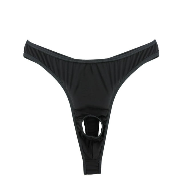 MSemis Men's Jock Strap Briefs Open Front Hole Underwear G-String ...