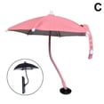 thumbnail image 1 of Daily Mix Store Parapluie Magnétique pour Téléphone 15/14/13/12 Pro/Pro Max Protection Solaire Rotation Couverture Mini 24cm Parapluie 360, 1 of 9