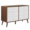 thumbnail image 2 of Modway Transmit 47" Dresser in Walnut White, 2 of 8