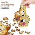 thumbnail image 4 of Wooden Animal Puzzles for Adults Lucky Dog 200 Pieces Unique Animal Shape Puzzles, Irregular Shaped Puzzles, Unique Shape Jigsaw Pieces, 4 of 4