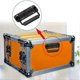 thumbnail image 5 of 4Pcs Metal Folding Box Handles Black Spring Tool Storage Replacement, 5 of 5