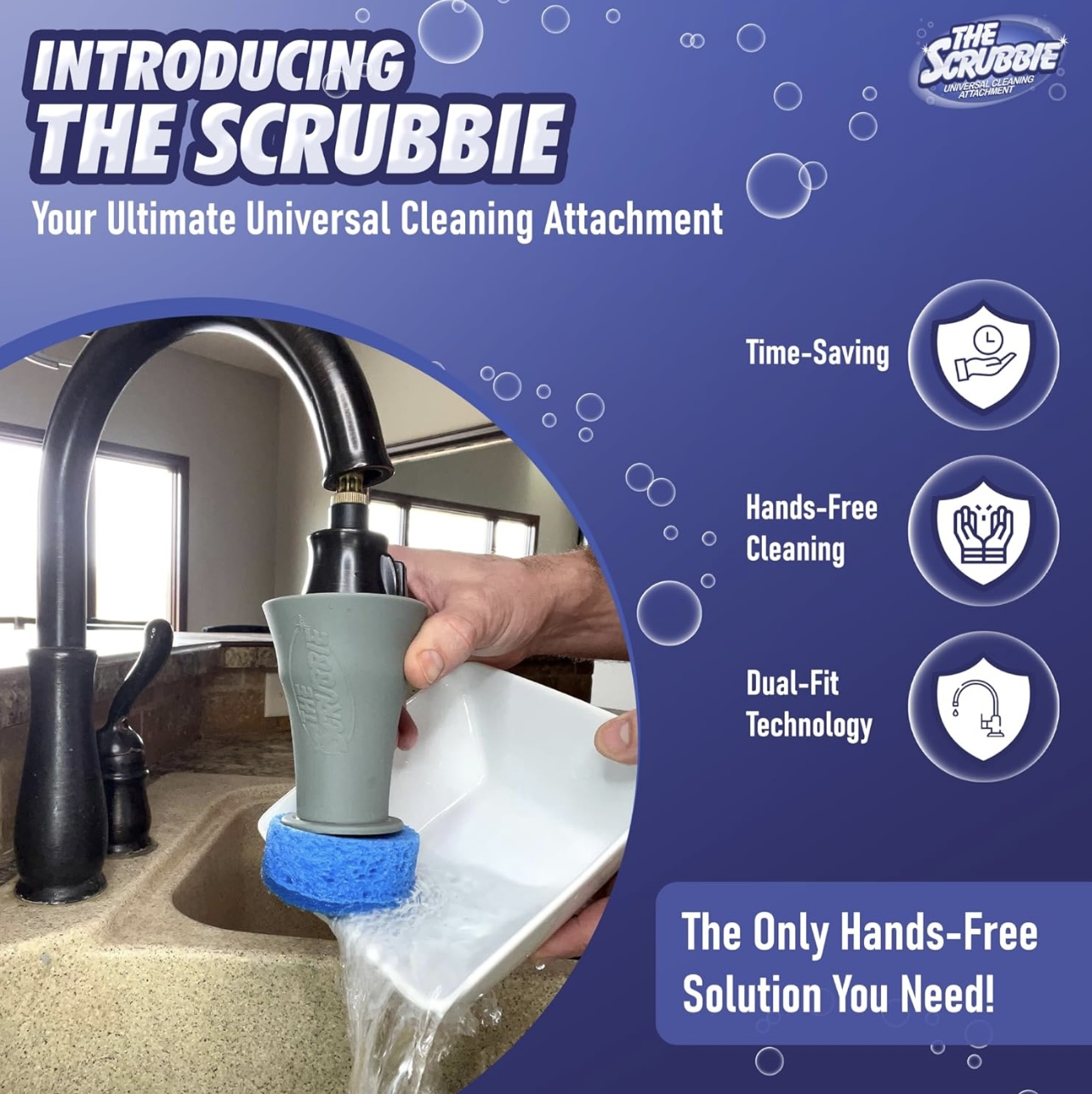 The Scrubbie 2.0. The universal cleaning attachment