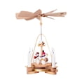 thumbnail image 2 of Alexander Taron 10" Christmas Snowmen Band Candle Holder Pyramid, 2 of 2