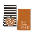 thumbnail image 2 of Oggfader Hand Towels for Bathroom Microfiber Thanksgiving Pumpkin Striped Towel Bath Towel Hand Washing Towel Face Towel, 2 of 6