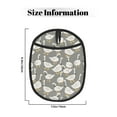 thumbnail image 3 of Classic Cartoon Cute Duck Pot Holders for Kitchen - Heat Resistant Oven Mitts Hot Pads with Pocket, Non Slip Silicone Pot Holders, Cuteness Hanging Loop Potholders for Kitchen Baking, 3 of 5