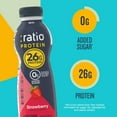 thumbnail image 2 of Ratio Protein Dairy Drink, Strawberry, 26g Protein, 10.8 fl oz, 2 of 13