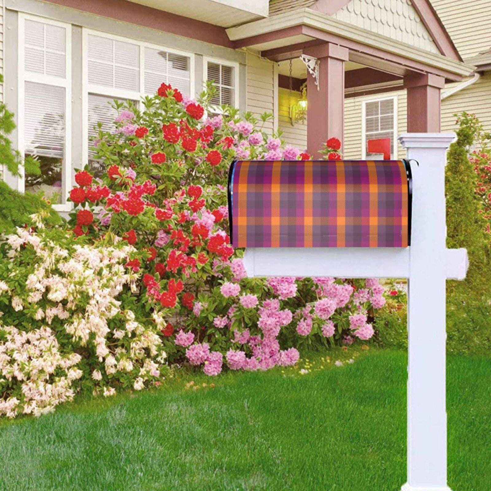 Kdxio Magnetic Mailbox Cover 21x18 in Mailbox Cover Outdoor Decoration Holiday Mailbox Covers for Home Garden Yard-21x18 in