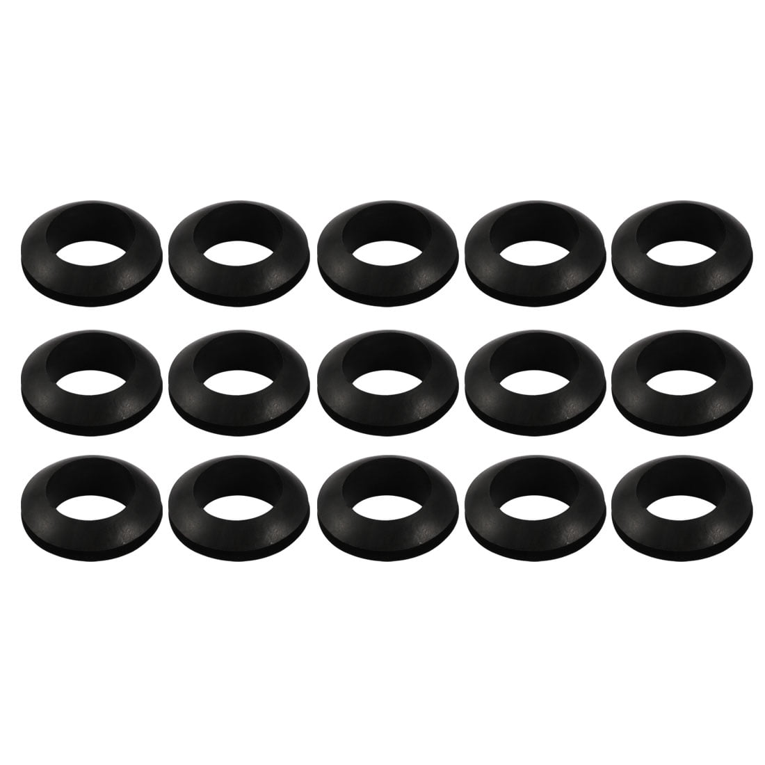 Details about   100pcs Wire Protective Grommets Black Rubber 20mm Dia Single Side Grommets 