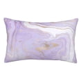 thumbnail image 1 of Balery Lavender Glitter Foil Stripes Funda de Cojín Estampada, Regalos para Mujeres, Regalos de Amor para Ella, Regalos para Novia o Esposa, Funda de Almohada-16"x24", 1 of 6