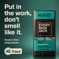 thumbnail image 4 of Every Man Jack Men’s Sea Salt + Citrus Antiperspirant Deodorant - Stay Fresh with Antiperspirant Men’s Deodorant - Odor Crushing, Long Lasting, Plant-Based, and No Harsh Chemicals - 2.6 oz, 4 of 10
