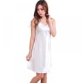 thumbnail image 2 of QJUHUNG Women‘s Satin Comfortable Slip Dress, 2 of 4