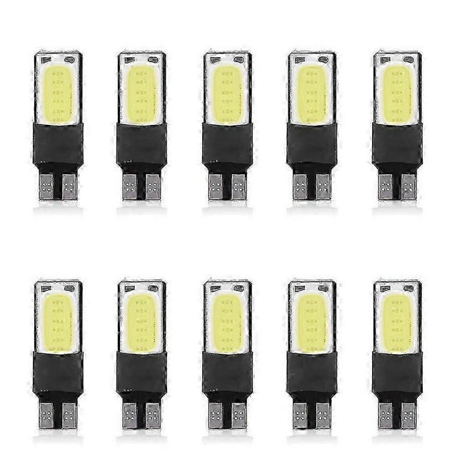 10pcs T10 W5W 6SMD LED Car Bulb Canbus Error Free COB Side Signal Light White