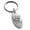 Silver, variant on Stainless Steel Carpe Diem Engraved Small Oval Charm Keychain Keyring