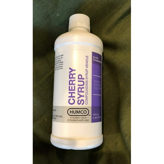 Humco Compounding Cherry Syrup Vehicle 16 oz!