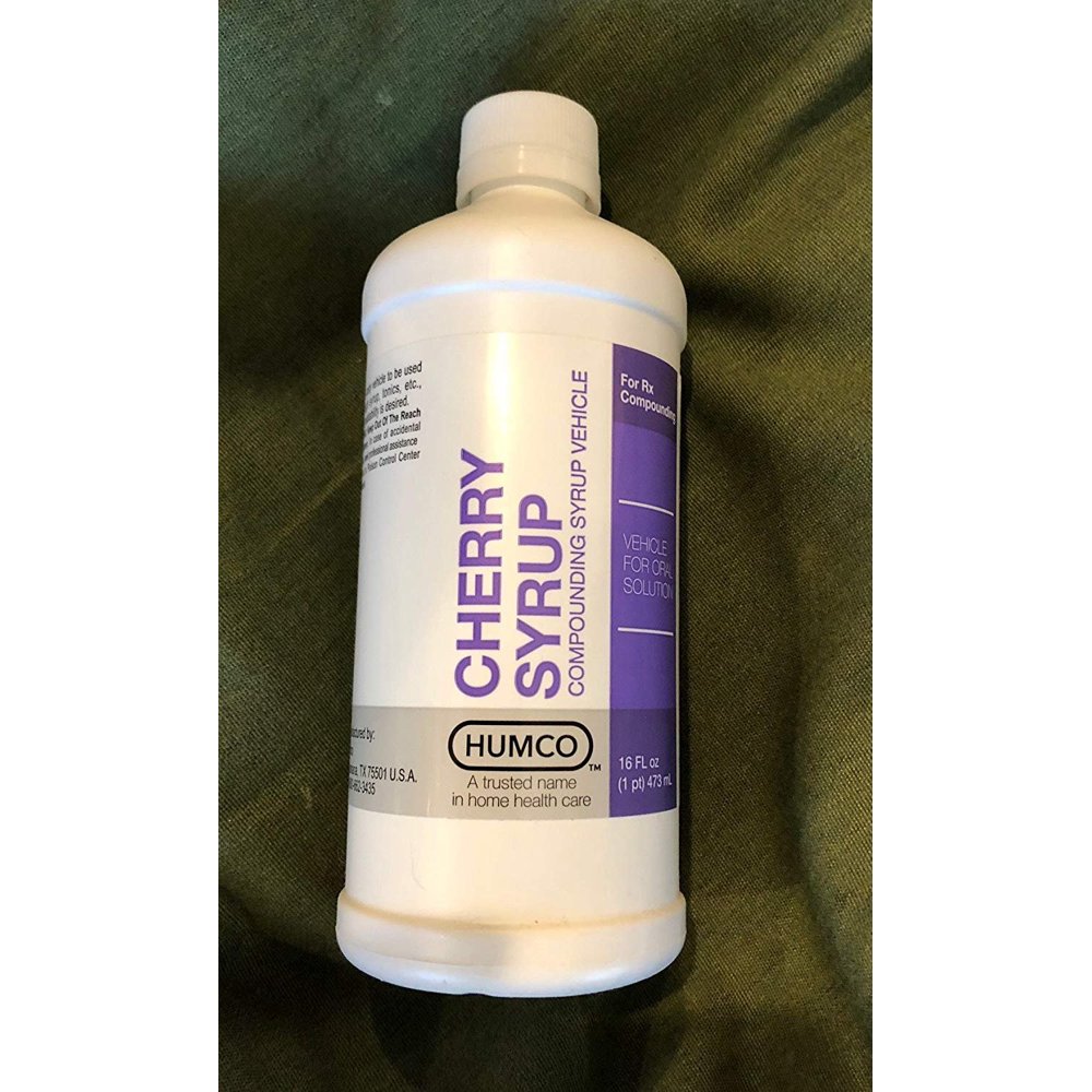 Humco Holding Group Simple Syrup Aspirin Free Cherry 16 oz Walmart