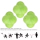 thumbnail image 4 of 3pcs Hex Bounce Reaction Ball TPR Coordination Reflex Exercise Sports Fitness Training Ball Green, 4 of 4