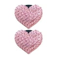 thumbnail image 4 of Pink Heart Shaped Car Vent Clip with Glass Diffuser for Aromatherapy Oil 2pcs, 4 of 9