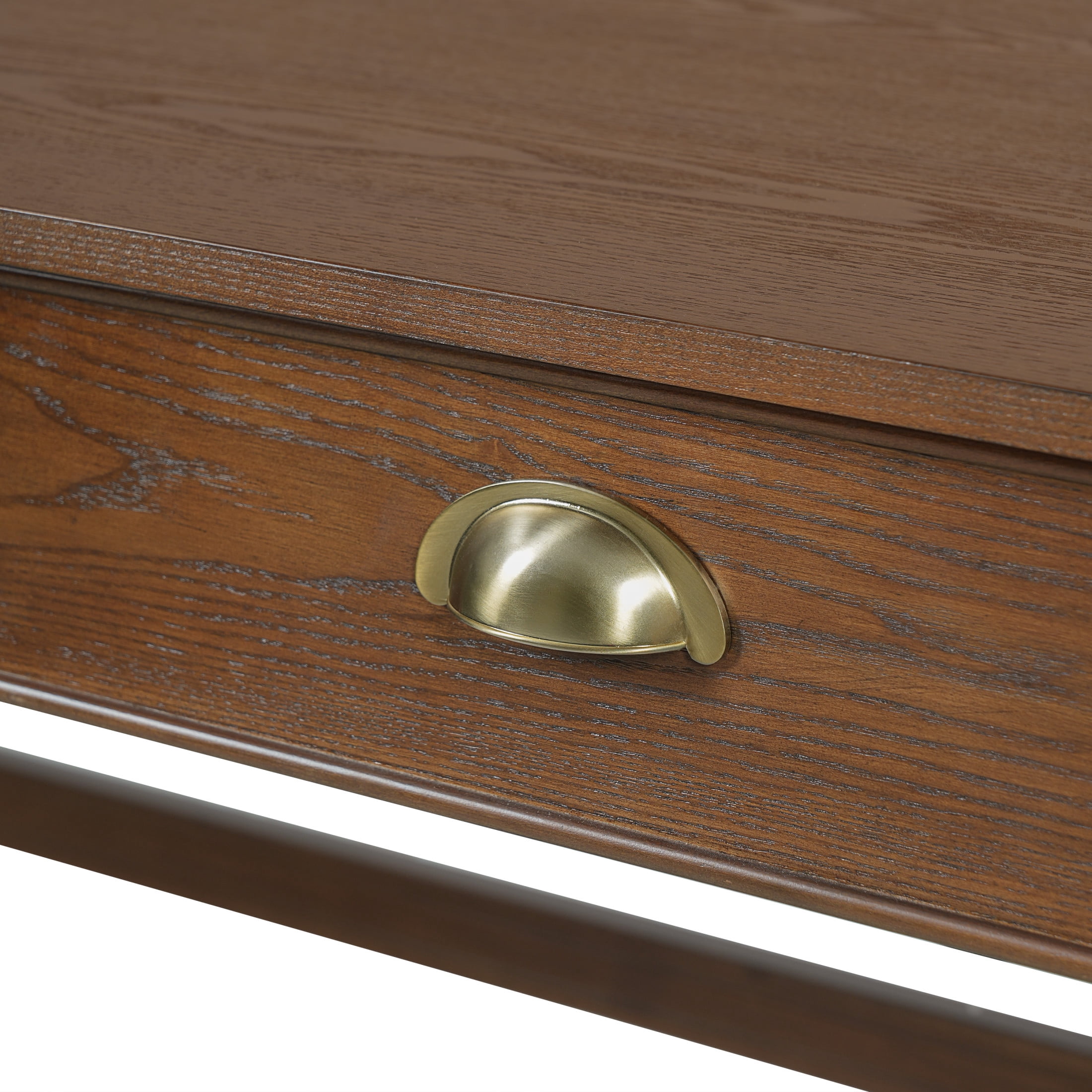 Christopher Knight Home 60" Modern Wooden Home Office Writing Desk with Drawers and USB Ports, Walnut