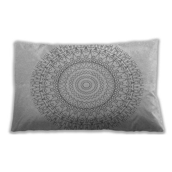 Ahgly Company Indoor Rectangular Patterned Lumbar Throw Pillow, 13 inch by 19 inch