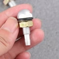 thumbnail image 5 of BESTOYARD Universal Windshield Washer Nozzle Aluminum Alloy Replacement Silver Car Wash 2 Set, 5 of 5