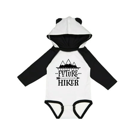 

Inktastic Future Hiker Kids Hiking Gift Baby Boy or Baby Girl Long Sleeve Bodysuit