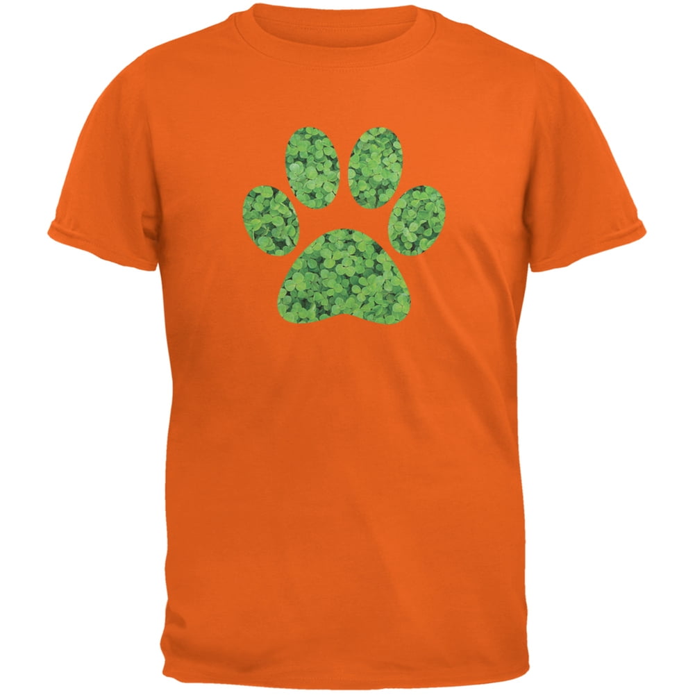 Dog Paw Forest Green Adult Sweatshirt Patricks Day Animal World ST