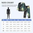 thumbnail image 4 of Fotbe Enchanted Forest Skull Path Pijama de Hombre con Estampado de Manga Larga, Conjunto de 2 Piezas, Ropa de Dormir Suave y Cómoda con Bolsillos-XX-Large, 4 of 7