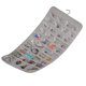 thumbnail image 4 of Bolsa para colgar joyas de doble cara con 80 compartimentos, 4 of 5