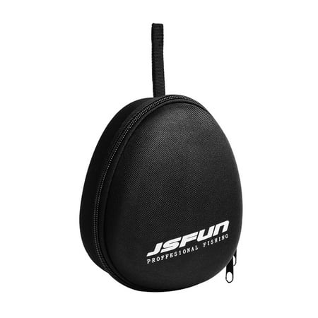 JSFUN Portable Fishing Reel Protective Case EVA Fishing Reel Storage Bag for Drum Spinning Raft Fishing Accessories