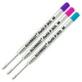 thumbnail image 3 of 3X Schmidt P900 M Parker Style Ballpoint Refill Purple/Magenta/Turquoise Medium Tip, 3 of 4