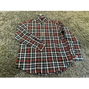 Polo Ralph Lauren BLACK Men's Classic Fit Plaid Shirt, US Large