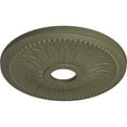 thumbnail image 3 of Ekena Millwork 18"OD x 3 3/4"ID x 1 1/2"P Bailey Ceiling Medallion (Fits Canopies up to 5 3/4"), Hand-Painted Spartan Stone, 3 of 6