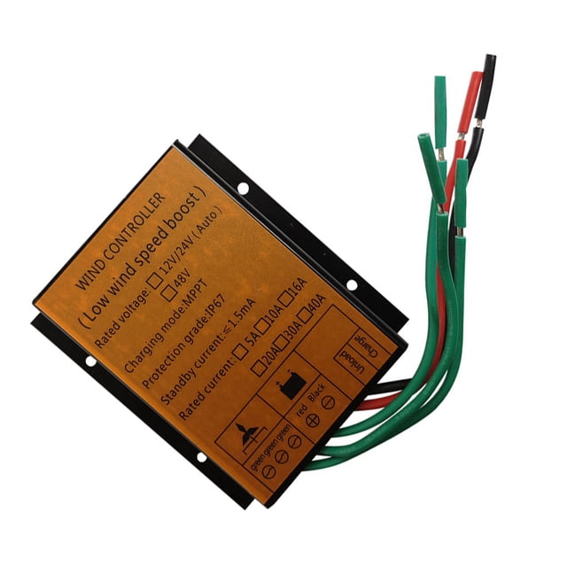 Eigraketly Controlador de carga de 24V IP67, generador de Turbos de viento a prueba de agua, regulador de potencia, accesorio de carga automática, Herramientas manuales