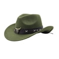 thumbnail image 3 of Bobifish Boys Cowboy Hat Wide Brim Cowboy Hat With Bull Decoration Holiday Casual Activity Hat For Sun Protection, 3 of 4
