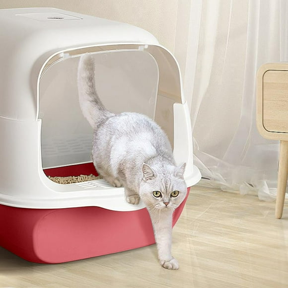 Caja de arena para gatos a prueba de olores, inodoro completamente cerrado, caja de arena para gatos a prueba de salpicaduras, cajas de arena para gatos
