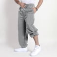 thumbnail image 2 of Ketyyh-chn99 Mens Sweatpants 2023 Relaxed Fit Elastic Waist Pants for Men Grey,2XL, 2 of 5