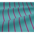 thumbnail image 4 of oneOone Cotton Jersey Turquoise Blue Fabric Pin Stripe Sewing Craft Projects Fabric Prints By Yard 58 Inch Wide, 4 of 4