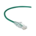 thumbnail image 1 of Black Box Slim-Net - Patch cable - RJ-45 (M) to RJ-45 (M) - 10 ft - UTP - CAT 6a - booted, molded, stranded - green, 1 of 3